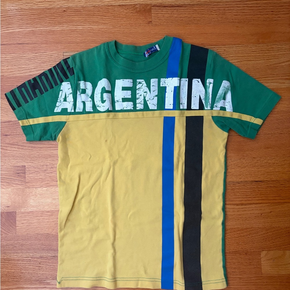 Argentina Graphic Short-Sleeve Tee - Green & Yellow